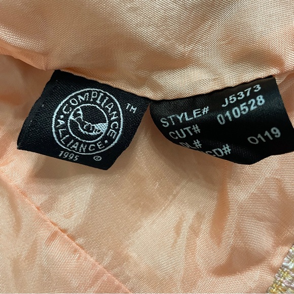 Laundry By Shelli Segal Tweed Jacket Women’s 0 Pink - Early 2000 SEEN ON DEE DEE - Picture 10 of 10